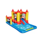 Happy Hop Castle Bouncer w/Splash Pool & Ballpit Kids Jumping Castle 3-10y