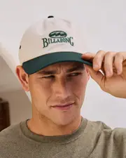 [Billabong] Billabong Men's Throwback Strapback Cap in Chino Green One Size Chino Green