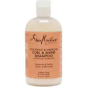 Shea Moisture Coconut & Hibiscus Curl & Shine Shampoo 384mL