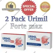 2 Pack Urimil Forte Max x 30 Capsules – Supports Peripheral Nerves, B Vitamins