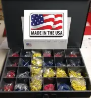 ULTIMATE 2400 ASSORTED WIRE TERMINAL ELECTRICAL CONNECTOR KIT ALL TYPE 22-10 GA