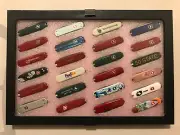 Collector Display Case for Victorinox Swiss Army knife CLASSIC (58mm) 24-slot