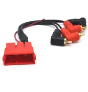 Retrofit analogue mini-iso RCA Amplifier lead Adaptor For Porsche 996 Boxster 1