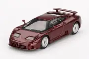 MINI GT 1/64 Bugatti EB110 GT Dark Red Metallic (Left-hand Steering)
