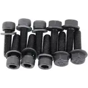 Aeroflow Nissan SR20 Oil Pan Bolt Kit 82-2000 M6 10 Pack - AF82-2054