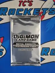 Digimon Card Game Royal Knights Pre-Release Pack English Sealed
