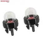 2 PCS Primer Bulbs Fuel Pump snap on Brush Cutter trimmer leaf blower