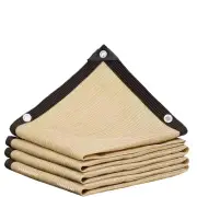 NNEOBA Sunshade Net UV Protection Garden Sail (Beige)