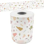 Teacher Created Resources Terrazzo Tones Straight Rolled Border Trim - 50ft - Decorate Bulletin Boards, Walls, Desks, Windows, Doors, Lockers, Schools, Classrooms, Homeschool & Offices