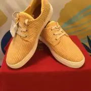 Sun+Stone Men's Kiva Corduroy Lace-Up Sneakers Color Yellow Size 10.5