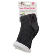AirPlus Aloe Spa Socks - Moisturizing Socks - Grey/White Color - One size