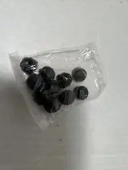 new 10 pcs amico spring loaded round, toggle stop cord locks end