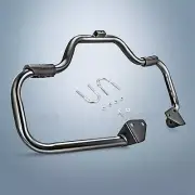 Mustache Engine Guard Crash Bar For Harley Dyna Street Bob Super Glide Fat Bob
