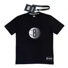 Hugo Boss NBA Mens Relaxed Fit Brooklyn Nets Basket T-Shirt Tee with NBA Lanyard
