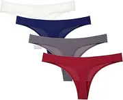 [FLASHWIST] Seamless Underwear for Women No Show Ladies Thong No Show Comfortable Briefs Undies for Women Hipster