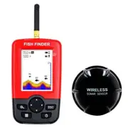 Fish Finder with LCD Screen Depth Alarm Wireless Range and LED Display