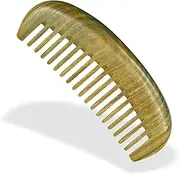 Wooden Comb Sandalwood Comb Sandalwood Small Teeth Wide Teeth Curly Hair Comb for Women Men(6)