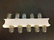 10 Ford 1815 Clear Mini 12V Instrument Panel Glove Box Lamps Light Bulbs NOS