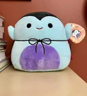 Squishmallows Halloween Squad Benti Baby Vampire Plush Dracula Cape 2022 8" NWT