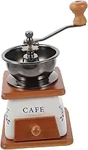 VINTORKY Ceramic Coffee Grinder Manual Bean Pepper Stylish Hand-cranked for Coffee Lovers