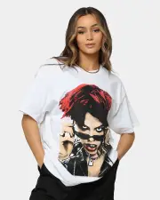 [YUNGBLUD] Yungblud Life On Mars Tour Vintage T-shirt White - Size XL XL White
