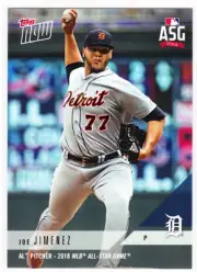 Joe Jimenez Tigers AL Pitcher MLB All-Star Game ASG 2018 Topps Now AS-58