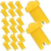 PLAFOPE 100pcs Lash Extension Glue Bottle Blocking Needles Lash Glue Pin Set for Diy