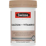 Swisse Ultiboost Calcium + Vitamin D Tablets 90 pack