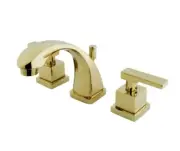 Kingston Brass KS4942QLL Executive 1.2 GPM Widespread Bathroom - Brass