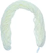 Czech 11/0 Glass Seed Beads - 12 String Hanks, Pearl Cream Color (Pearl Cream)