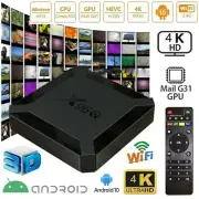 X96Q H313 Quad Core 2+16GB Android 10 4K TV BOX 2.4G WIFI HDMI Media Player 2022
