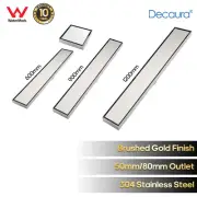 Decaura Steel Tile Insert Shower Drain Grate Brushed 304 Stainless Floor Waste