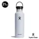 【Hydro Flask】21oz/621ml 標準口提環保溫瓶(經典白)