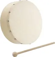 Hand Drum, Key Instrument Music Drum-Wood Drum Set Musical Instrument with Drumstock, Pedagogical Percussion Instrument