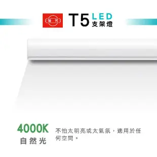 【旭光】4呎 LED支架燈 T5 20W 串接燈 層板燈 支架燈 一體化層板燈(30入組)