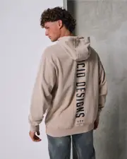 [Lucid] Lucid Men's Influxed Hoodie in Sand Acid Size XL XL Sand Acid