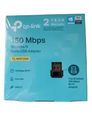 TP-Link 150mbps Wireless N Nano USB adapter TL-WN725N | USB Internet adapter