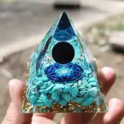 Orgone Pyramid Healing Crystal Energy Orgonite Pyramide Meditation Home Decor