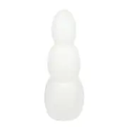 NEW 24” Stacked Easter Egg Blow Mold Geometric 3 Pc Set 9.5x 24 WHITE Fast Ship