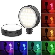 RGB LED Video Light Rechargeable Photography Fill Light Handheld Soft Light z