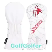 1pc Spider White Driver Cover Golf Driver Club Head Cover Driver Wood Cover