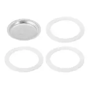 Aluminium Filter Replacement 49x41x5.5mm for 2-Cup Use Mocha Coffee Maker Pot