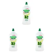 Morning Fresh Antibacterial Dishwashing Liquid Dish Cleaner 1.25L Original Clear