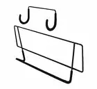 Closet-maid Wheelbarrow Wall Hook Steel 2-Part Padded Durable Hanger Garage Cart