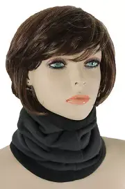 Men Women Scarf Turtle Neck Warmer Head Cover Hair Outdoor Loop Mask Hat Sport
