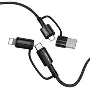 Joyroom S-1830G3 4 in 1 Multifunction Charging Data Cable Type C, Lightning, USB A, 1.8M