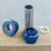 PROFILE RACING BMX EURO EXTERNAL BOTTOM BRACKET KIT BLUE 22mm OUTBOARD