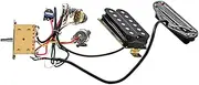 UPKOCH 1Set Loaded Control Plate Harness for Electric Guitar Durable Pickup Pre Assembled Design for Quick Installation Suitable for Acoustic Guitar Pickup Applications