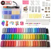 Shuttle Art Polymer Clay, 60 Colours Oven Bake Modeling Clay, Creative Clay Kit