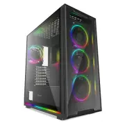 GAMEMAX View Mid-Tower E-ATX Gaming PC Case w/4X ARGB Fan & 2X ARGB LED Strip